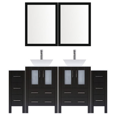 84 Inch Double Sink Vanity Wayfair